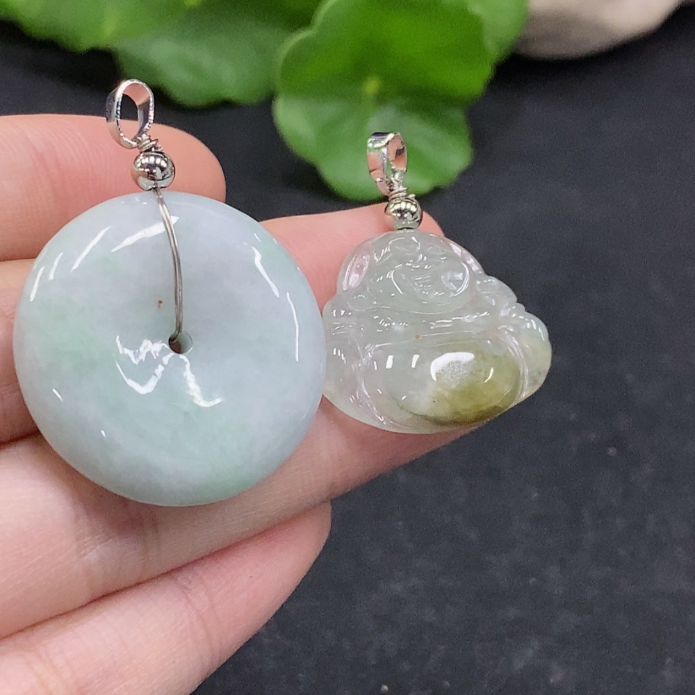 F33946979 Jadeite Pendant Non-Gold Setting
