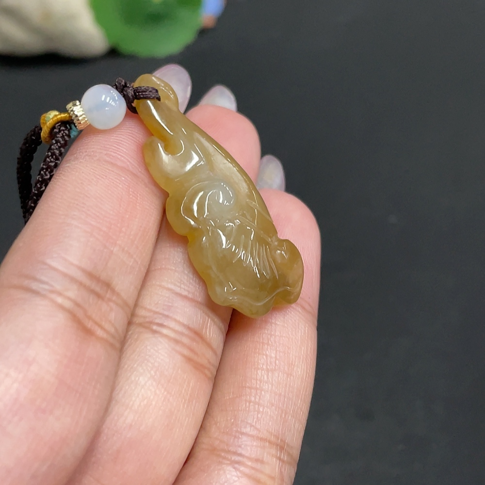 H34972142 Hetian Jade Pendant - Ruyi