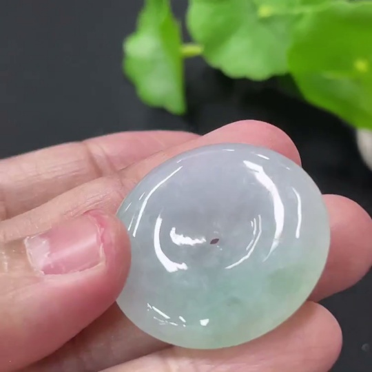 F35080420 Jadeite Safety Buckle Pendant Total Weight Approx. 10.9g