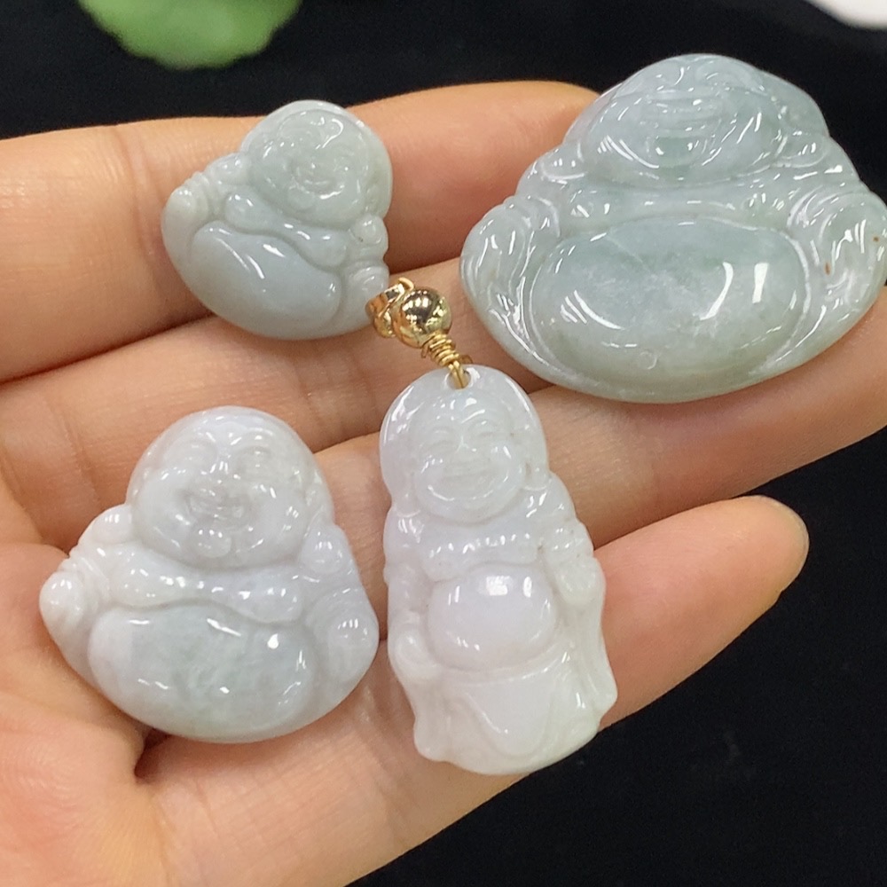 F32790294 Jadeite Pendants Sell as a Lot Non-Gold