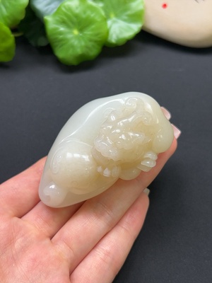 H41917473 和田玉貔貅挂件 总重约99.5g