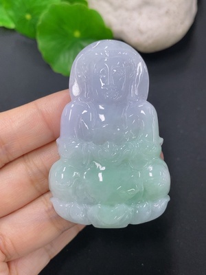 F41906331 翡翠挂件观音 货品总约重30.4g
