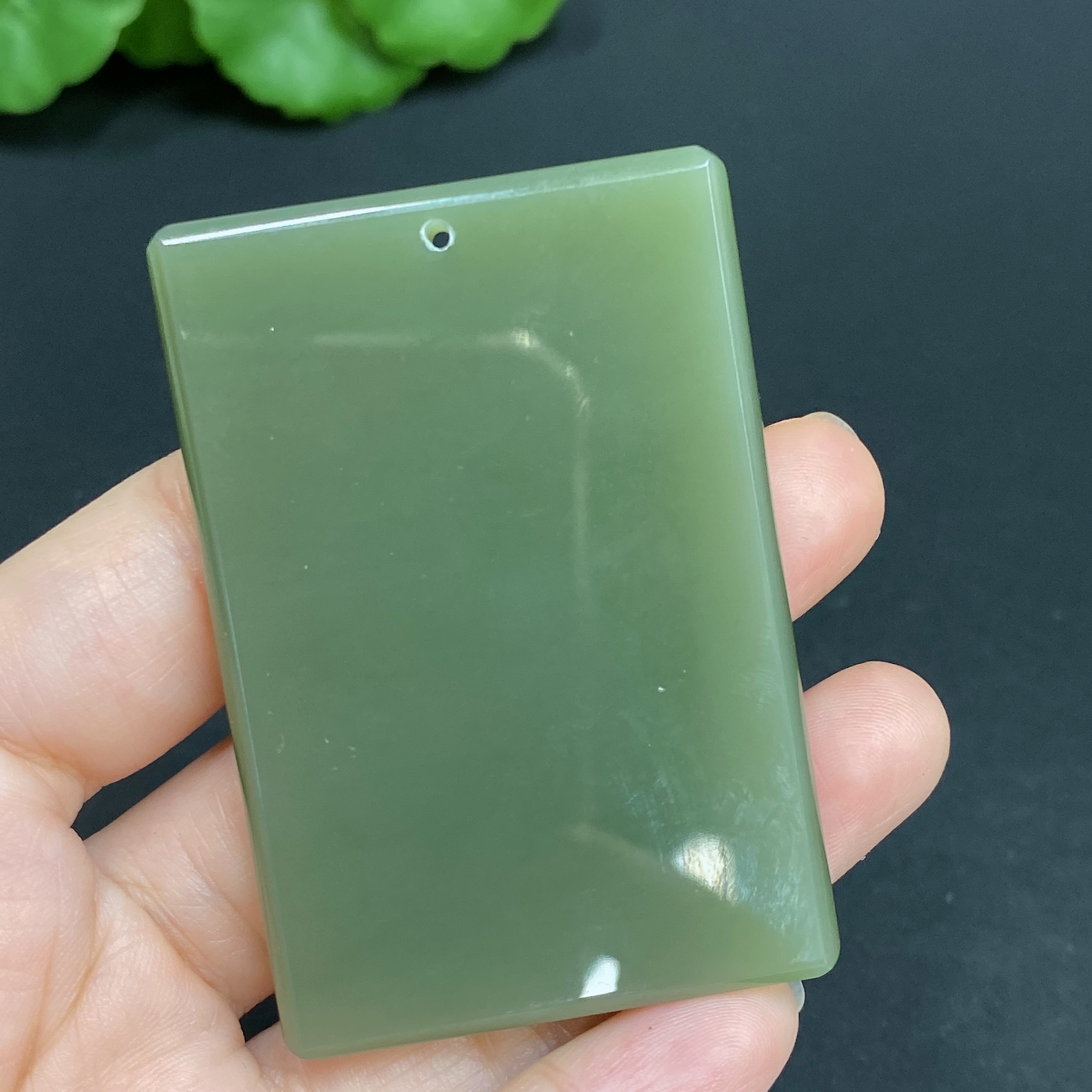 H27108049 Hetian Jade Pendant, Plain Pendant, Total Weight Approx. 39.6g