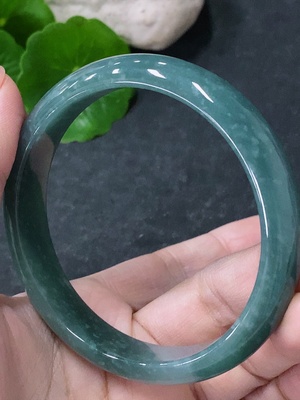 F34043699 Jadeite Round Bracelet Size 58mm Total Weight Approx. 44.22g