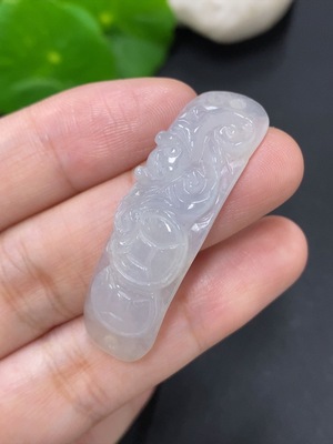 F42955413 翡翠手牌 货品总重约6.11g