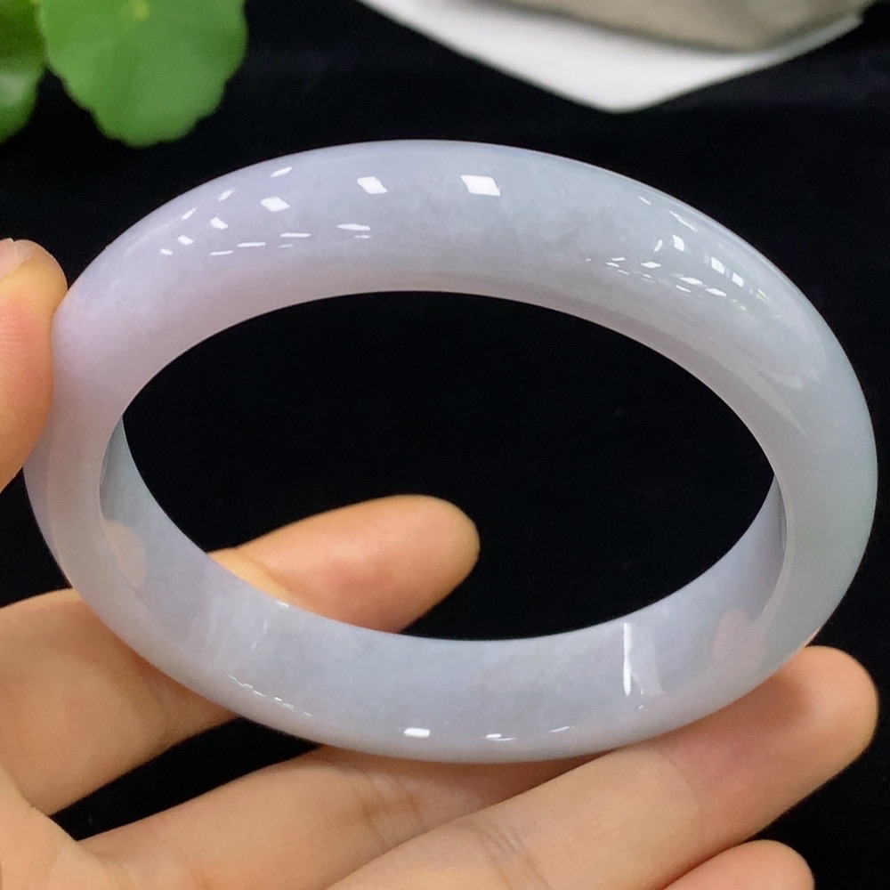 F33929827 Jadeite Regular Round Bangle Size 59.5 Total Weight Approx. 60.41g