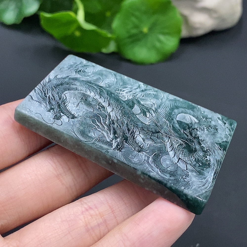 F15582726 Jadeite Plain Pendant Total Weight 48.281g