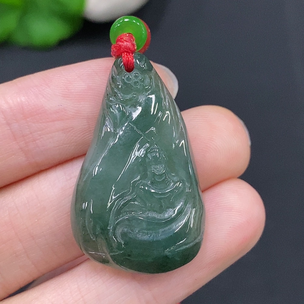 F29337024 JadeiteEnlightenment Pendant