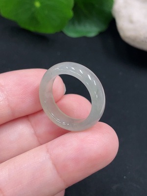 F31627196 Jadeite Ring Size 10 Total Weight Approx. 2.7g