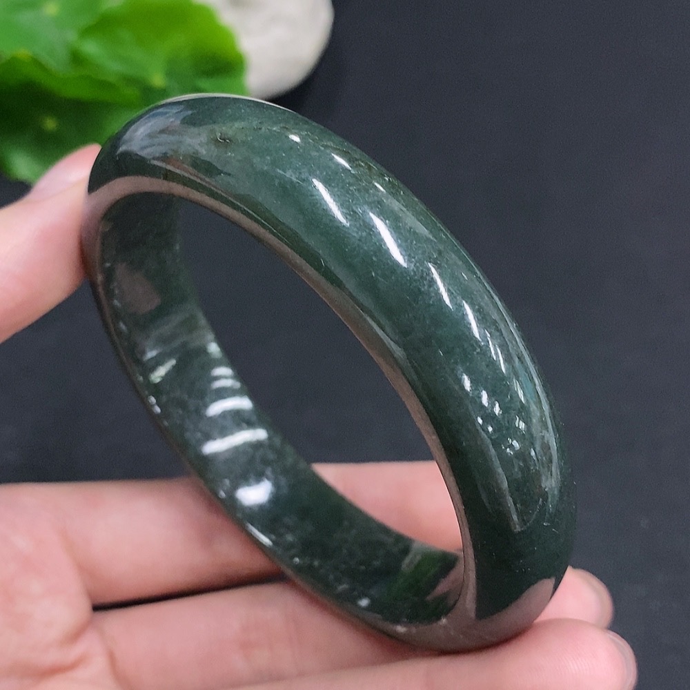 F35077974 Jadeite Round Bangle Total Weight Approx. 71.6g Size 62