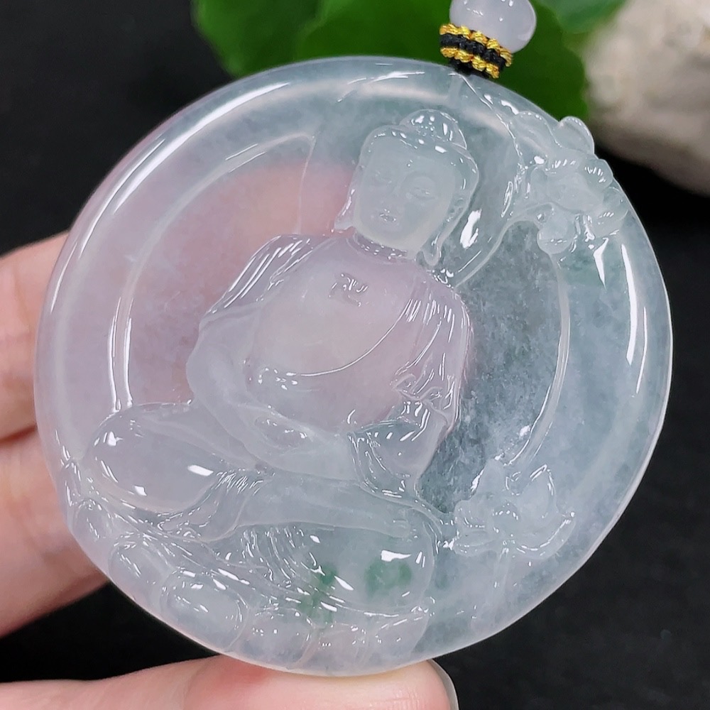 F33827376 JadeiteBuddha Pendant