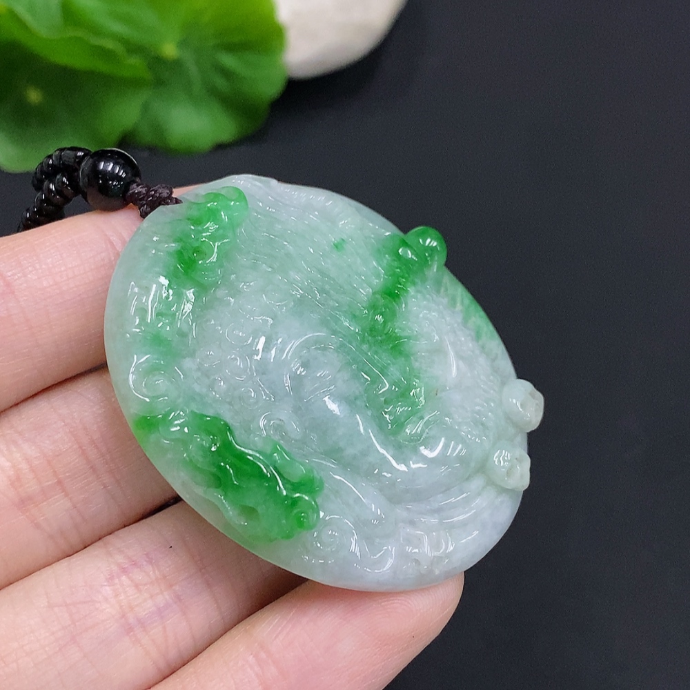 F35125660 Jadeite Pendant of Buddha's Enlightenment
