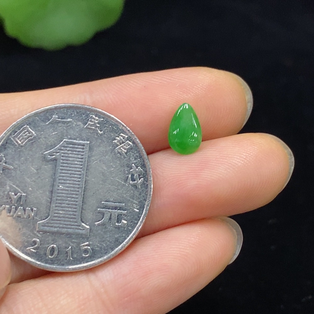 F29415485 Jadeite Water Drop Inlay Piece