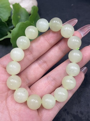 H33926092 Hetian Jade Bracelet, Approx. 11.5mm, Total Weight Approx. 40.4g
