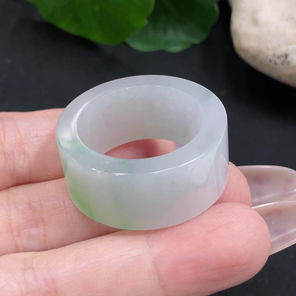 F35082073 Jadeite Ring Size 29 Total Weight Approx. 14.8g