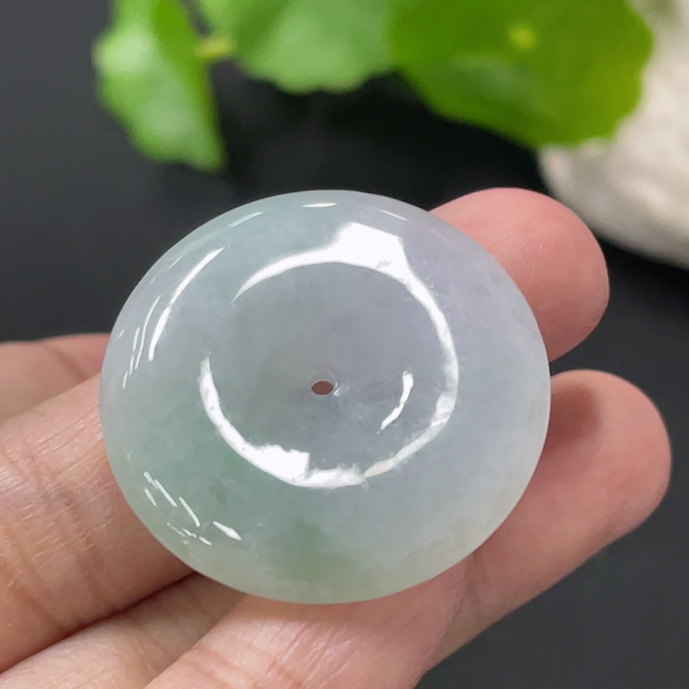 F35080420 Jadeite Safety Buckle Pendant Total Weight Approx. 10.9g