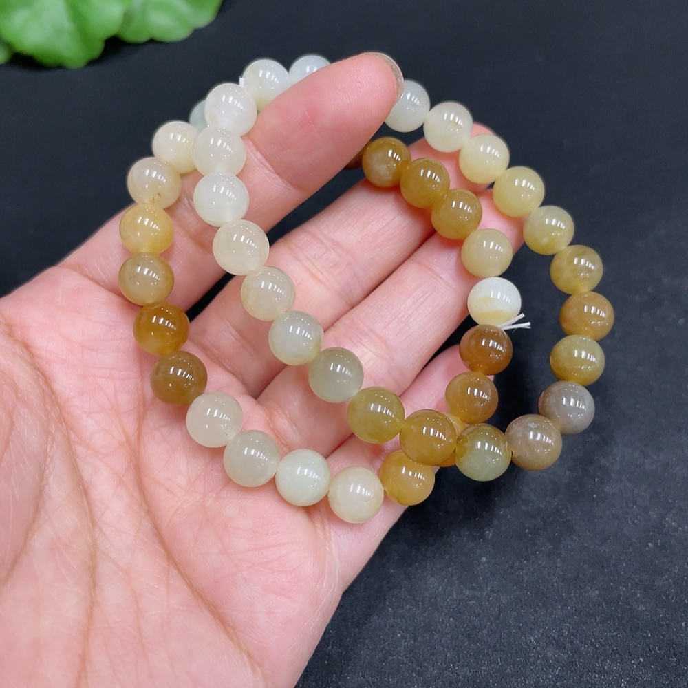 H34036902 Hetian Jade Bracelet, Approx. 7.7/7.6mm, Total Weight Approx. 33.6g