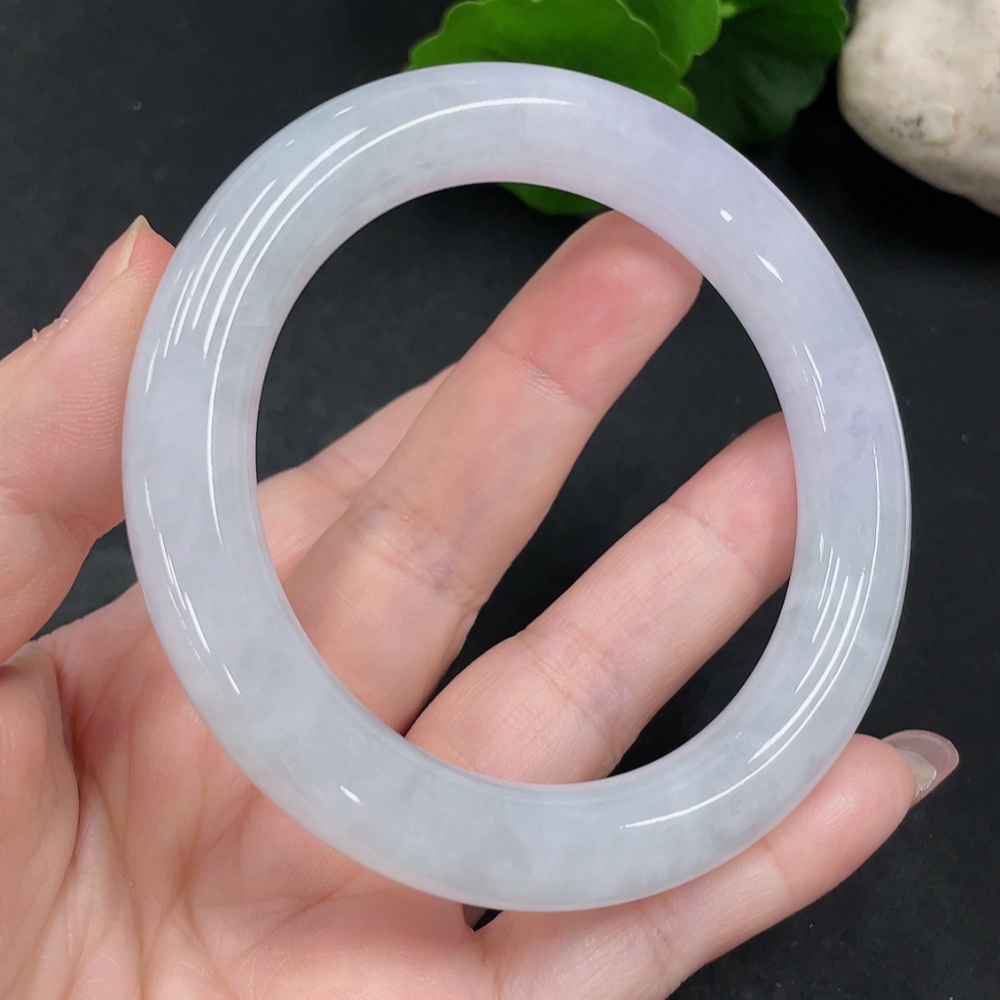 F32709143 Jadeite Round Bangle Total Weight Approx.68.7g Size 57