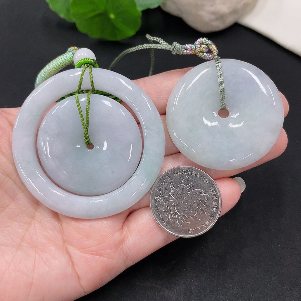 F31591953 Jadeite Pendants Sell as a Lot
