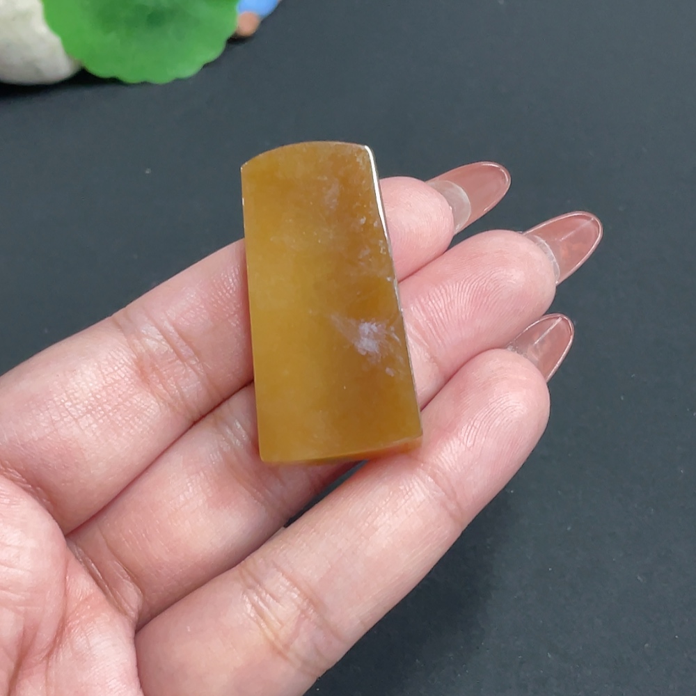 H35100241 Hetian Jade Pendant Plain Pendant Total Weight Approx. 22.2g