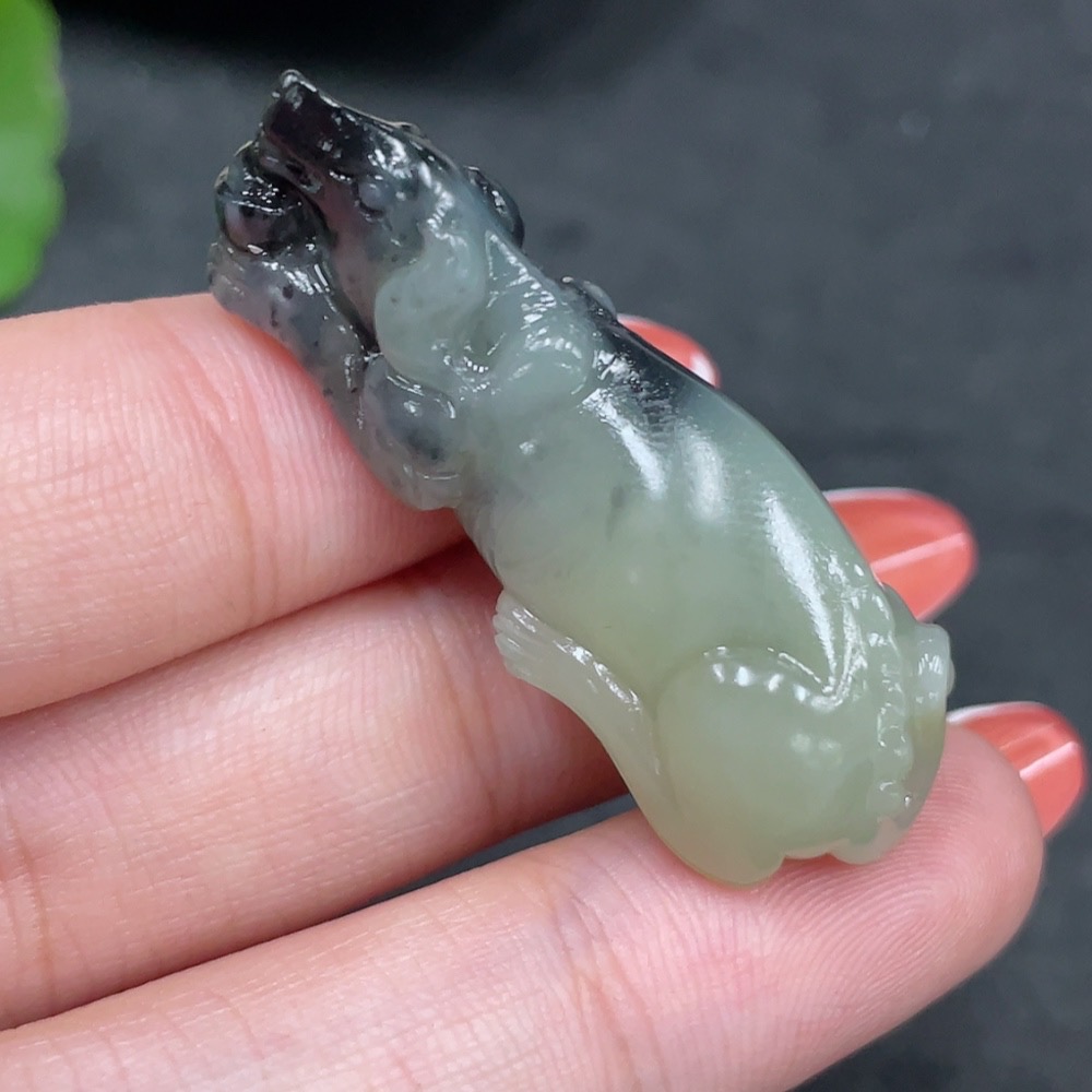 H34961187 Hetian Jade Pendant - Prosperity, Total Weight Approx. 10.7g