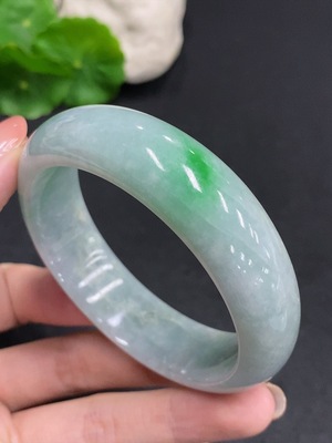 F34035471 Jadeite Round Bracelet Total Weight Approx. 73.2g Size 57.5