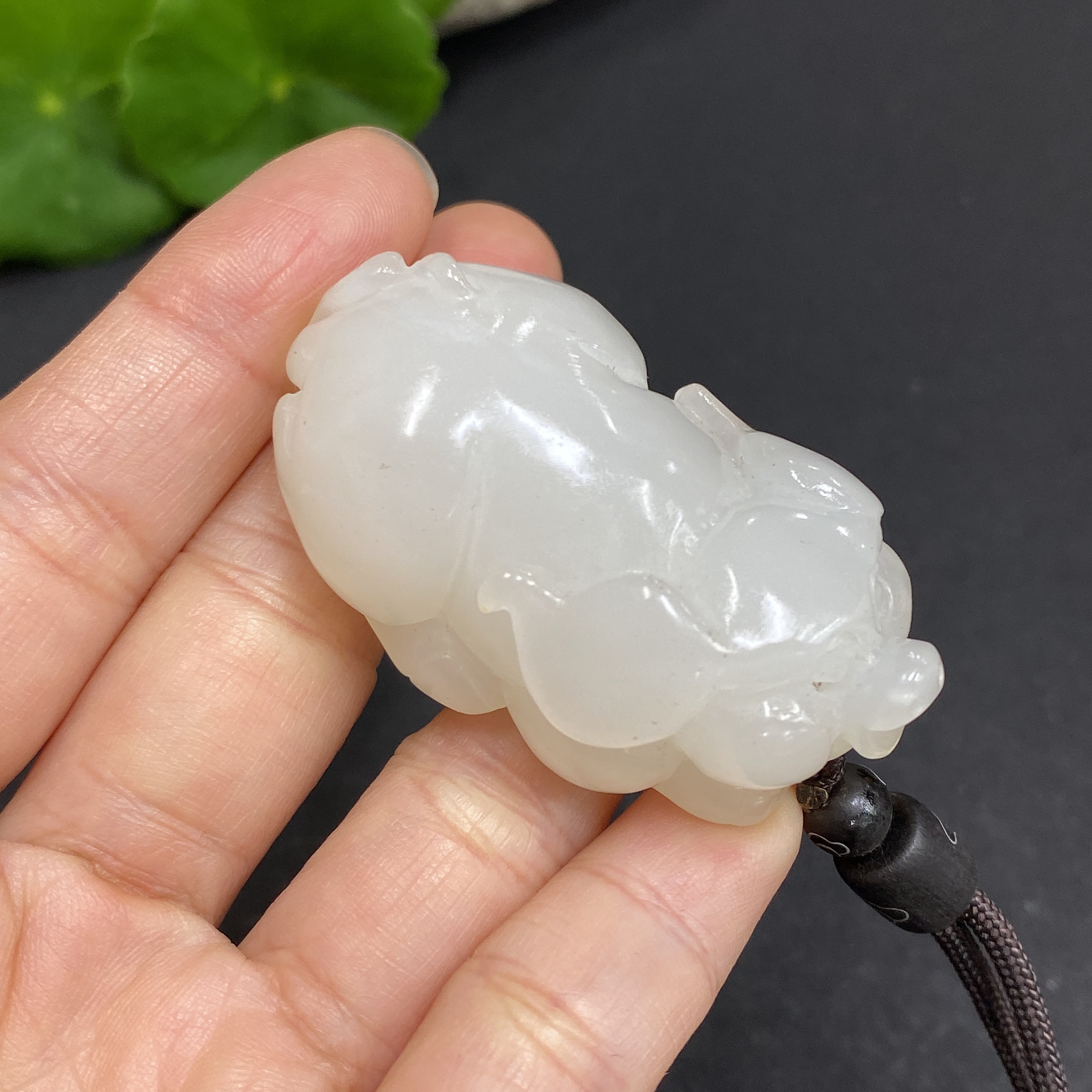 H32795168 Hetian Jade Pendant Pig