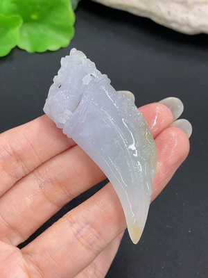 F42970323 翡翠毛货貔貅挂件 货品总重约25.62克
