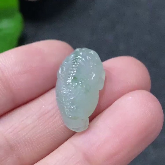 F33942671 Jadeite Pendant Golden Toad Total Weight Approx. 2.48g