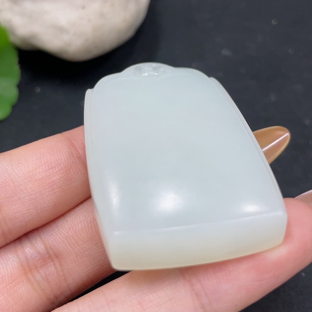 H31664395 Hetian Jade Pendant, Plain Pendant, Total Weight Approx. 37.9g