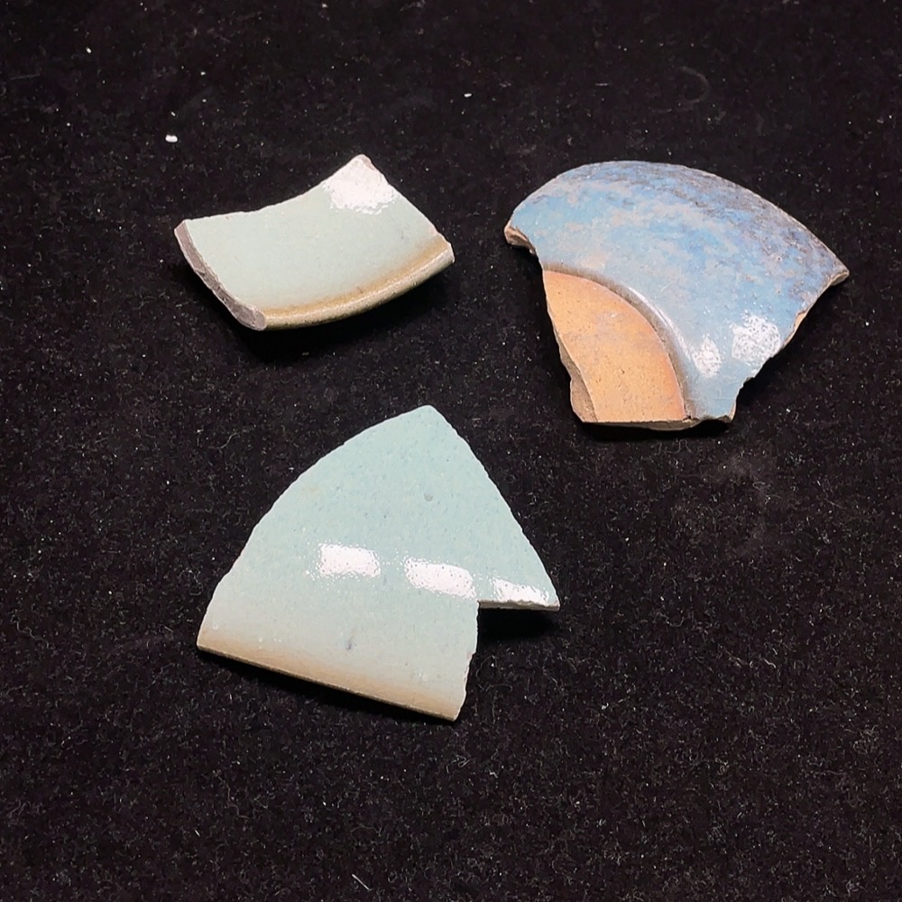 W25911826 Ceramic shard, Jun-glazed ceramic shard set (size subject to actual item)