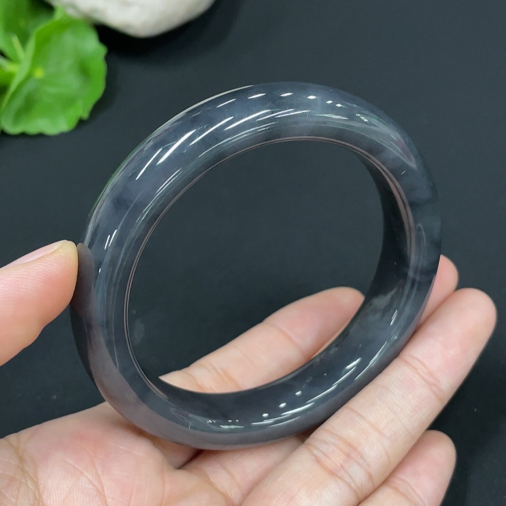 H29352334 Khotan Jade Round Bracelet Size 53.6 Total Weight Approx. 50.4g