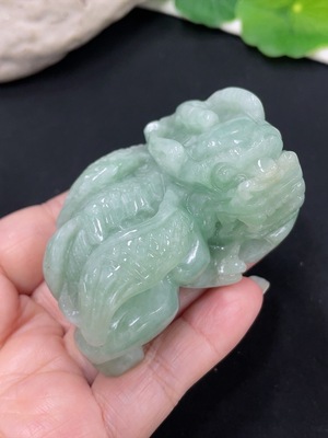 F39588854 翡翠貔貅挂件 货品总重约127克