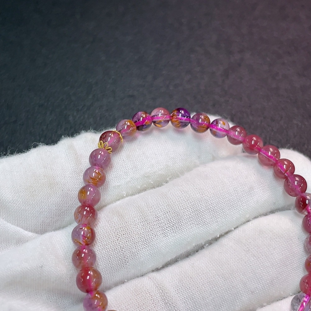 C32719919 Crystal Bracelet Non-Gold Total Weight Approx.6.6g Size About5.1mm