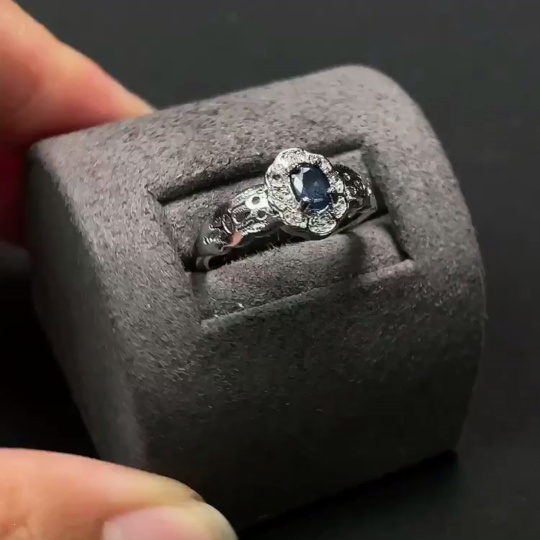 C23576007 Sapphire Ring Total Weight Approx.1.77g Non-Gold Setting
