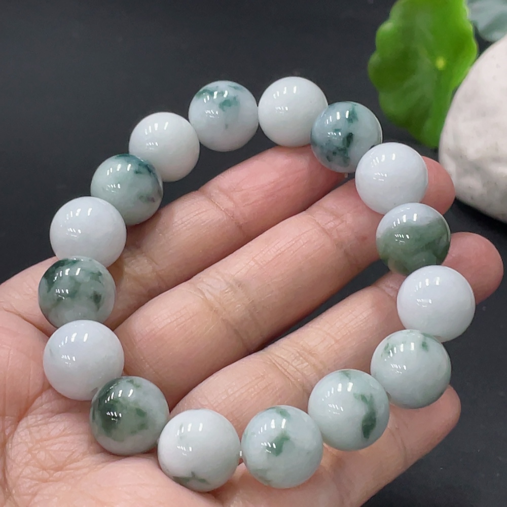 F33836923 JadeiteBead Bracelet Approx.12.3mm Total Weight Approx.49.18g