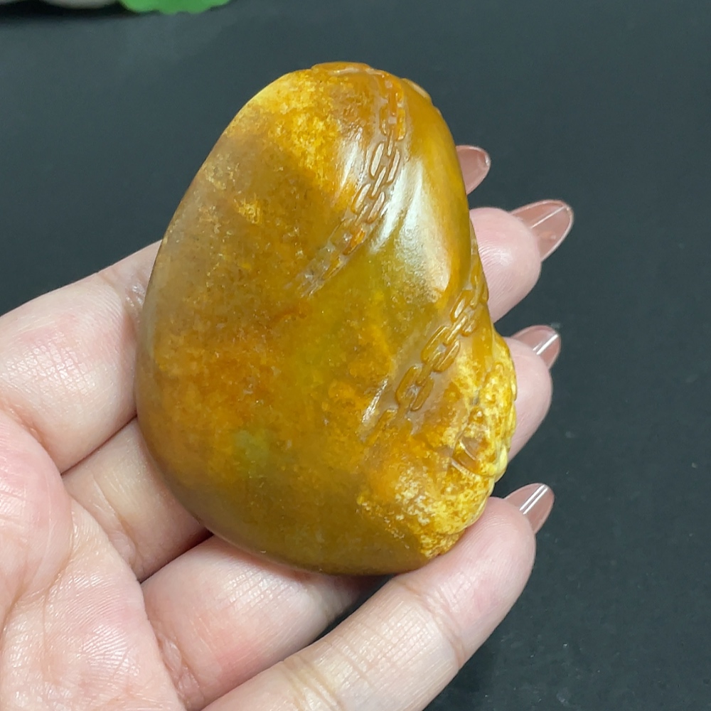 H34004002 Hetian Jade Pendant - Zhong Kui, Total Weight Approx. 90.5g, Contains Other Mineral Components, Undetermined Skin Color Formation