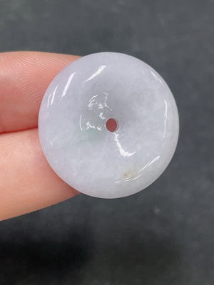 F32698514 Jadeite Pendant Peace Knot Total Weight About 7.4g