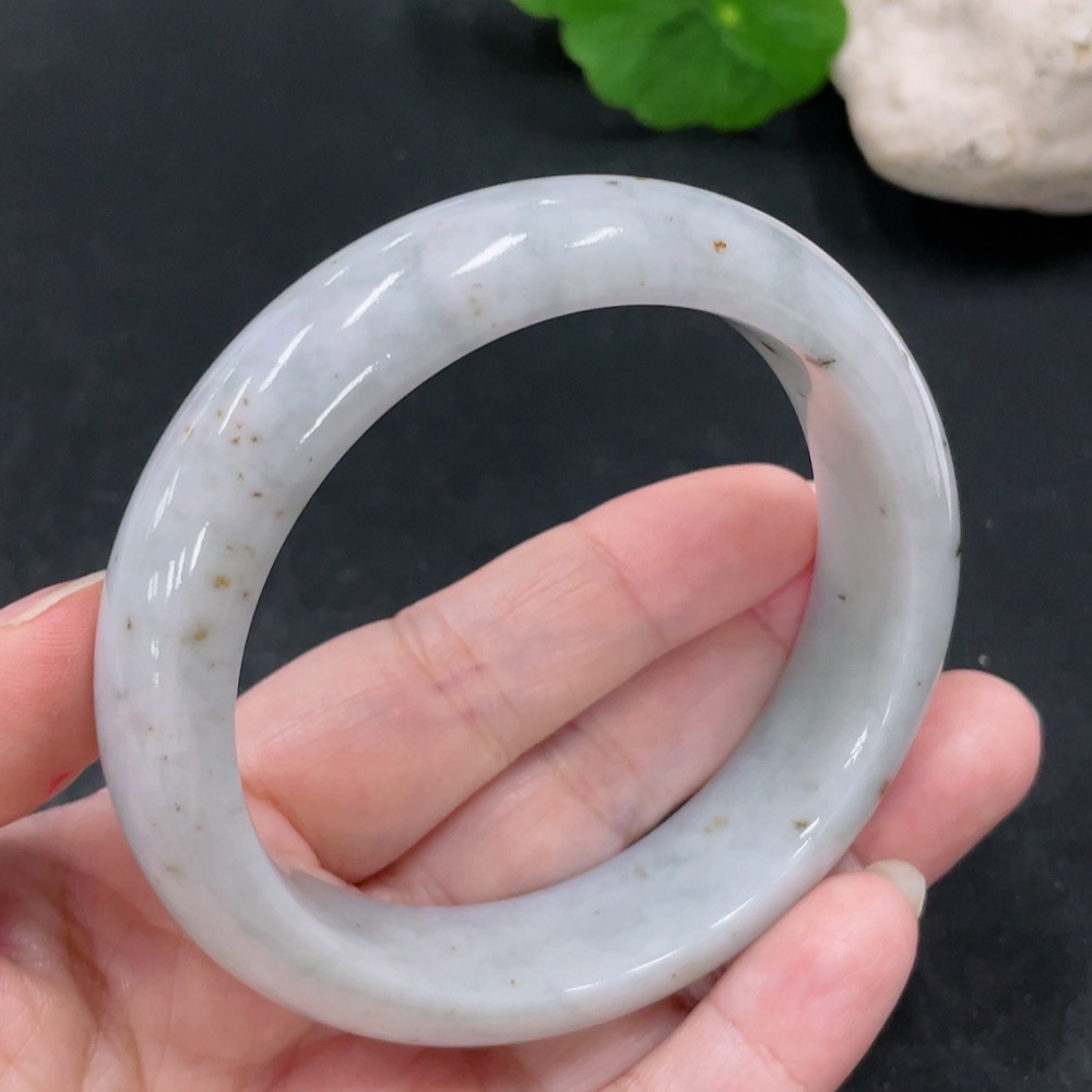 F31674656 Jadeite Regular Round Bangle, Size 58, Total Weight Approx. 75g