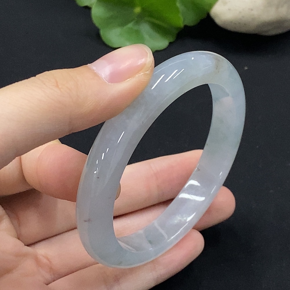 F35091743 Jadeite Round Bangle Size 55 Total Weight Approx. 43.83g