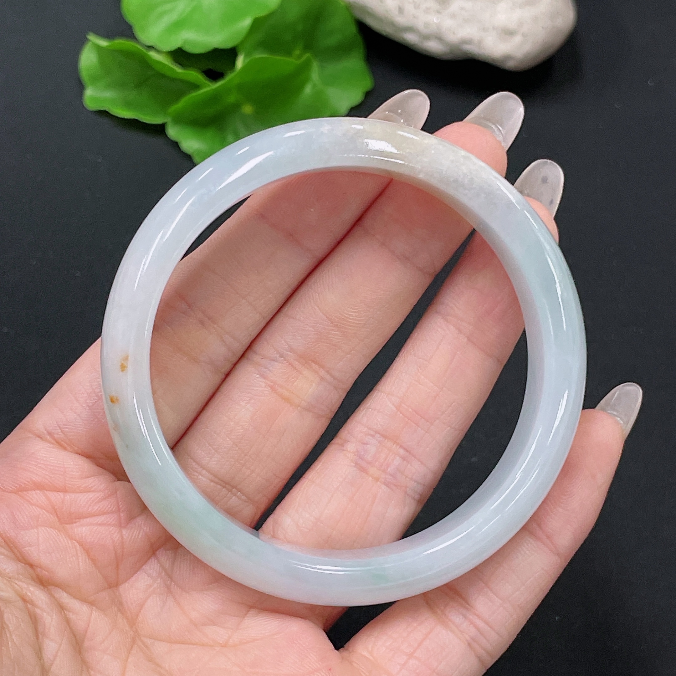 F35159241 Jadeite Round Bracelet Total Weight Approx. 55.3g Size 55.8