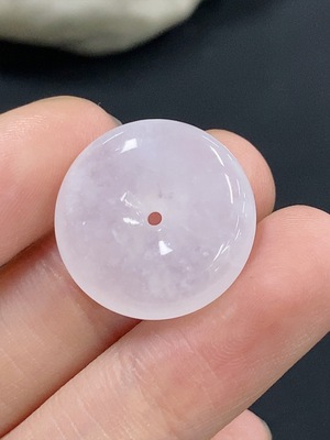 F42969450 翡翠平安扣挂件  货品总重约4.6g