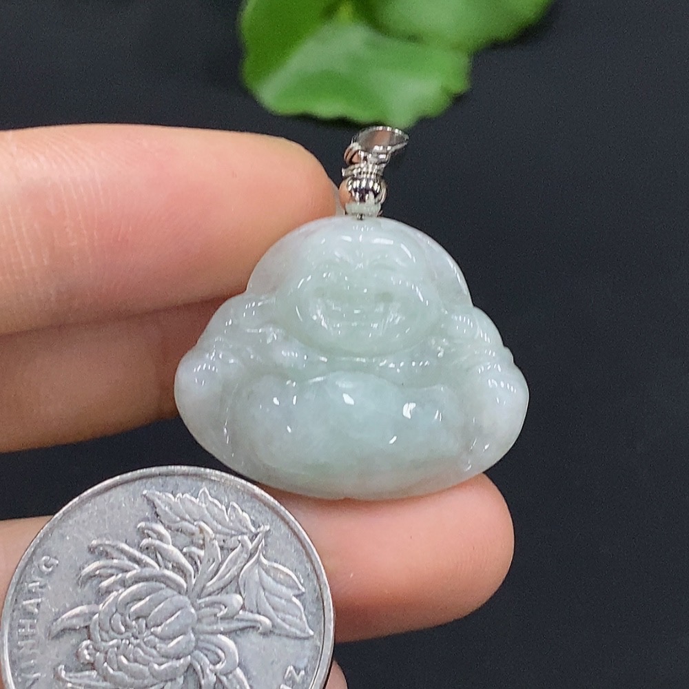 F30549998 JadeiteBuddha Pendant