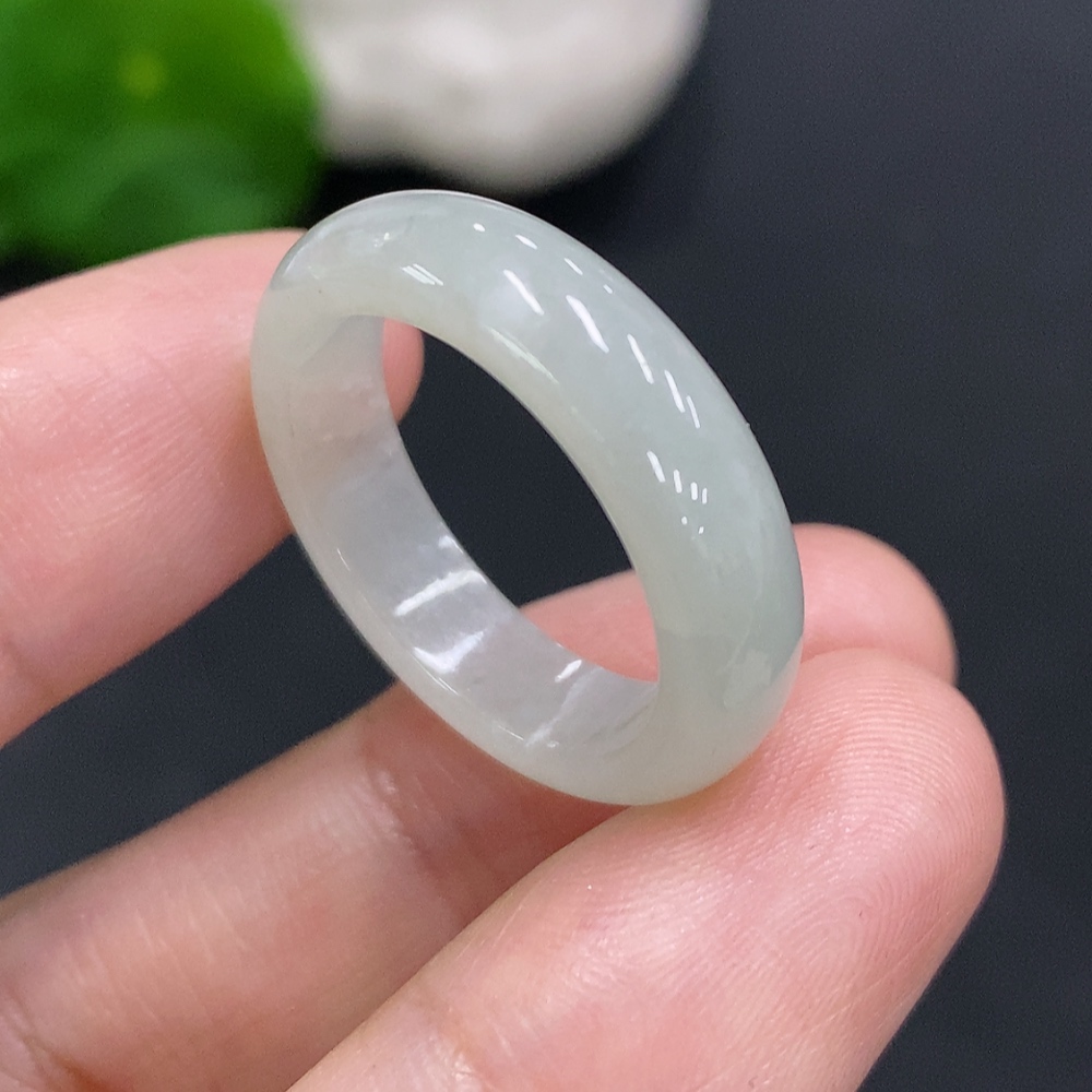 F34000563 Jadeite Ring Size 20 Total Weight Approx. 3.8g
