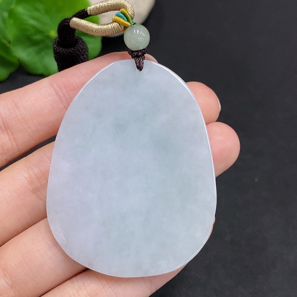 F34962566 Jadeite Phoenix and Peony Pendant