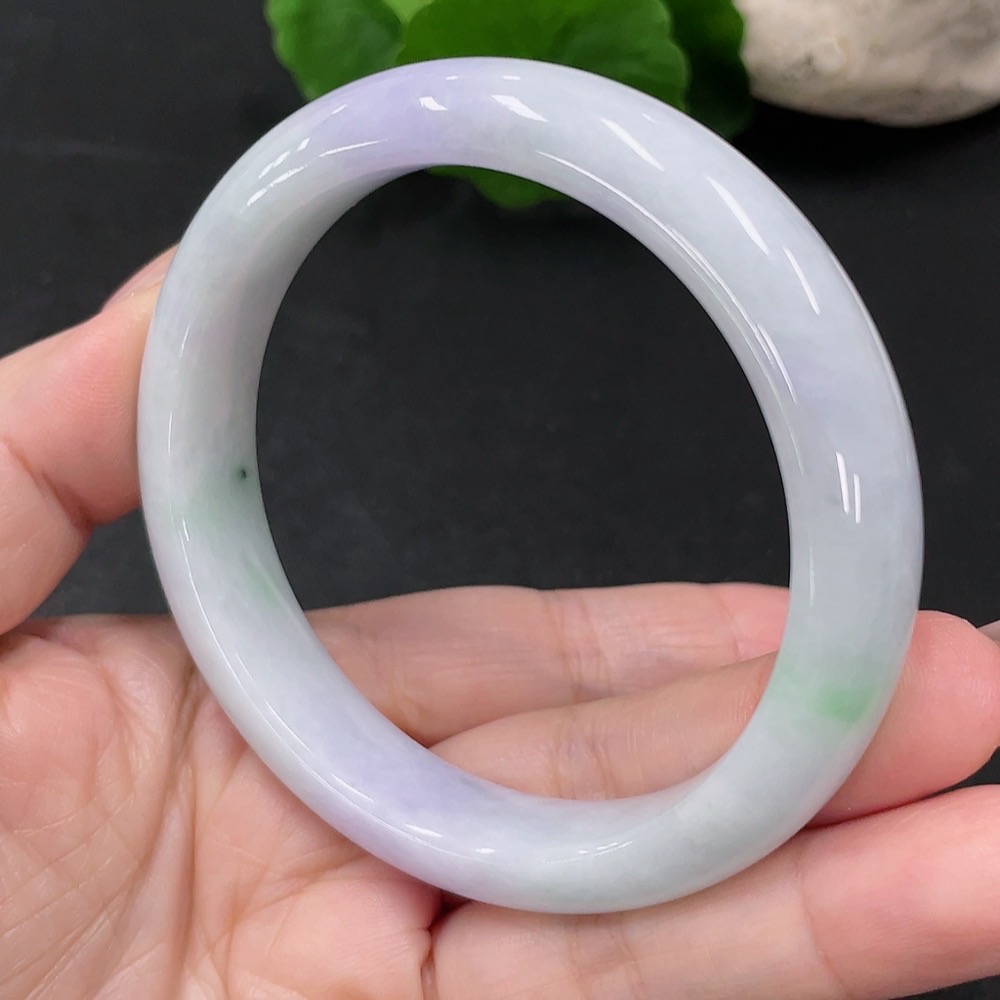 F34068145 Jadeite Round Bangle Size 57.8 Total Weight Approx. 58g