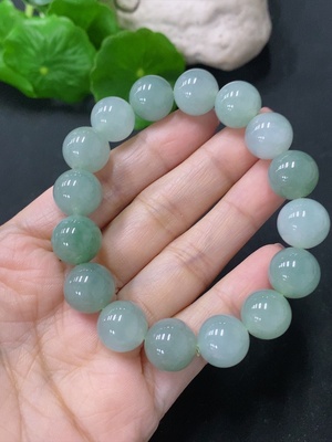 F35088482 Jadeite Bracelet Approx. 12mm Total Weight Approx. 46.1g