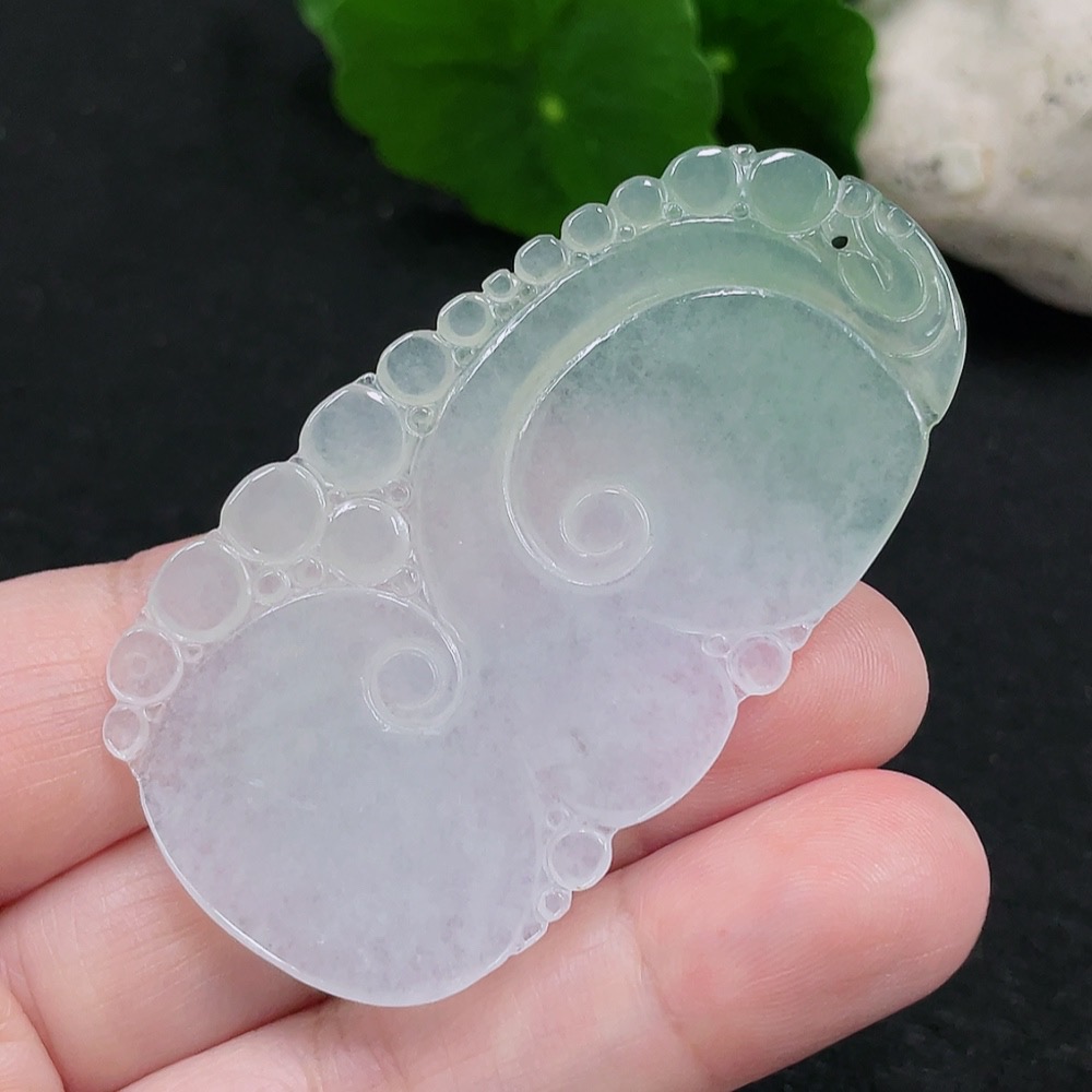 F32772473 Jadeite Ruyi Pendant Total Weight Approx. 11.4g