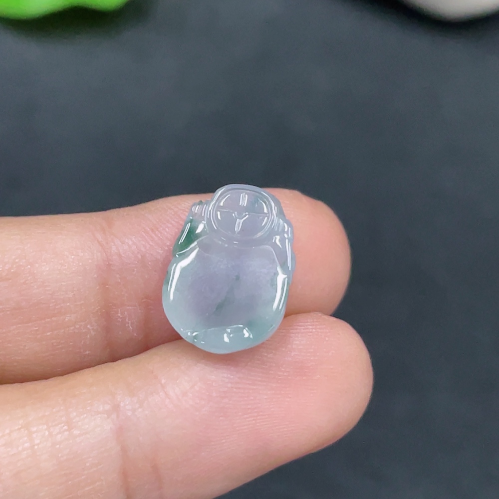 F30563644 Jadeite Inlaid Piece Total Weight Approx.1.45g