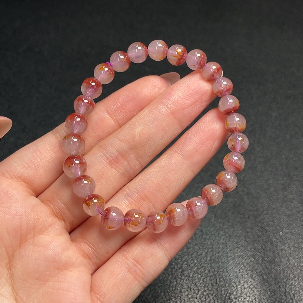 C33853284 Crystal Bracelet Total Weight Approx. 13.81g Size About 7.3mm